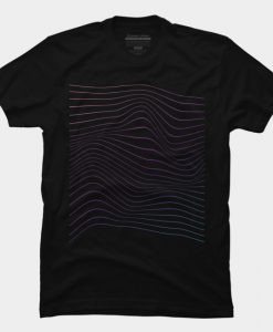 abstract bending lines T Shirt SS