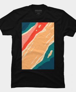 abstract colour T Shirt SS