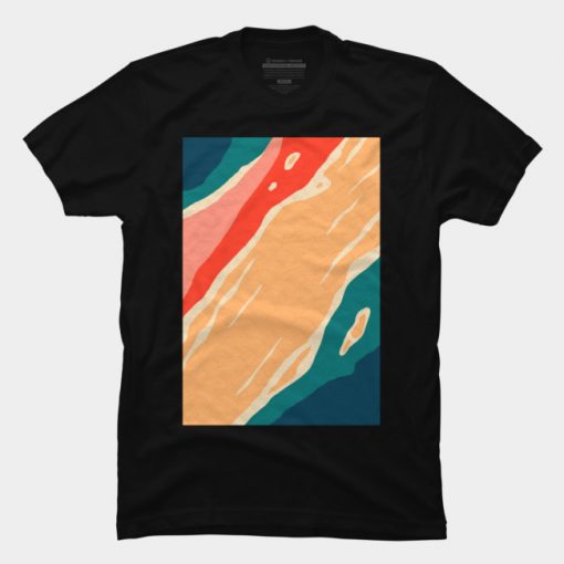 abstract colour T Shirt SS