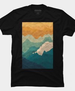 abstract landscape T Shirt SS