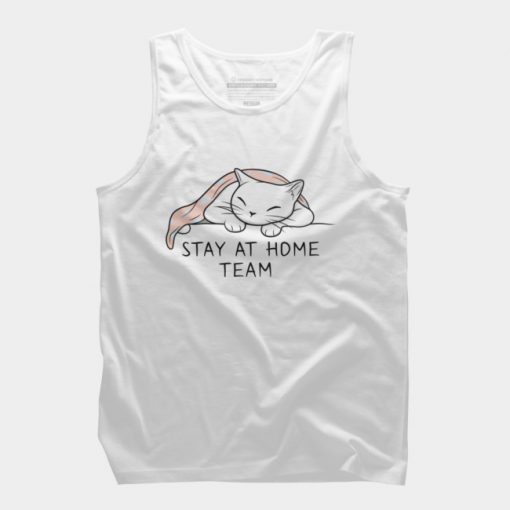 Join White Kitty Stay at Home Team Tank Top SS
