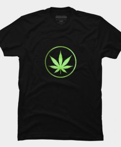 Marijuana Leaf T Shirt SS