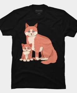 Mother Cat and Kitten Mother's Day T Shirt SS