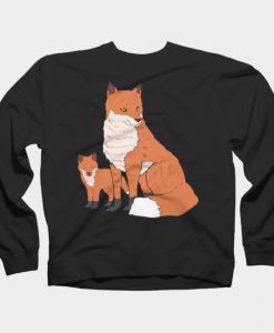 Mother Fox and A Kit Mother's Day Sweatshirt SS