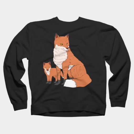 Mother Fox and A Kit Mother's Day Sweatshirt SS