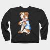 Mother's Day Gifts Pit Bull Dog Tattoo I Love Mom Sweatshirt SS