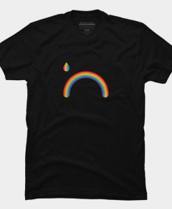 Rainbow Sad T Shirt SS