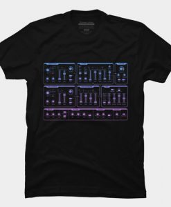 Synthesizer - Gradient Synth T Shirt SS