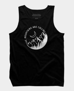 The Mountains Are Calling Tank Top SS