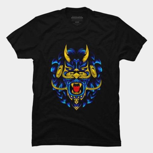 lion rampaging T Shirt SS