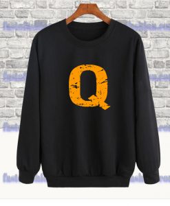 Capital Q Orange Letter Sweatshirt SS