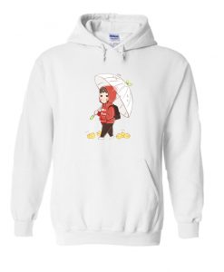 Girl in Red Hoodie SS