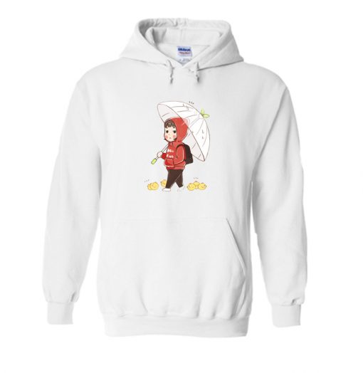 Girl in Red Hoodie SS