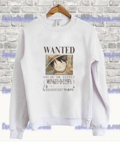 Luffy Wanted - One Piece Sweatshirt SS