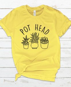 Pot Head Plant Lady T Shirt