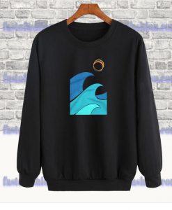 abstract waves and sunshine Sweatshirt SS