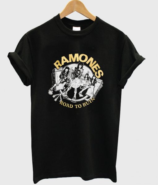 ramones road to ruin t-shirt