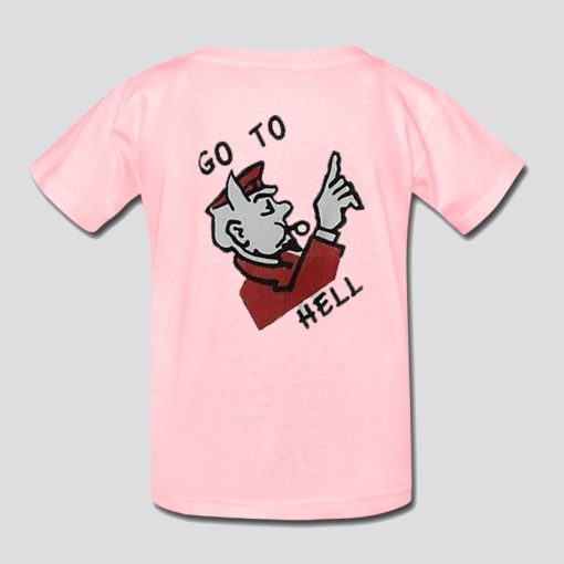 Go to Hell Monopoly T-shirt Back SS