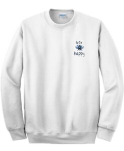 Bee Happy Pocket Print Sweatshirt