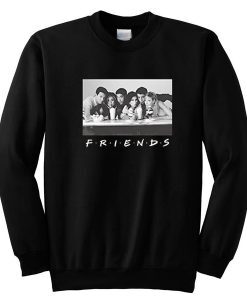 Friends Black And White Sweatshirt 247x300