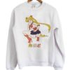 Sailor Moon Peace Sign Graphic Sweatshirt