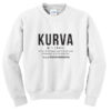 definition kurva sweatshirt