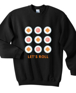 let’s roll sushi sweatshirt
