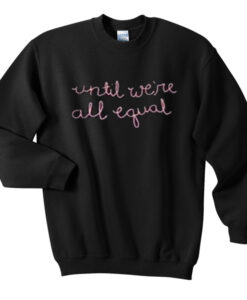 until we’re all equal sweatshirt