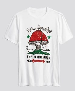 Allman Brothers Band Syria Mosque 1971 T-Shirt SS