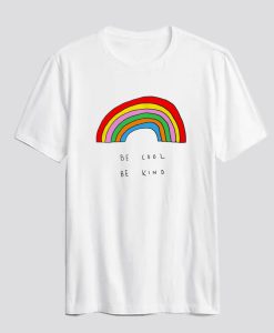 Be Cool Be Kind Rainbow T-shirt SS