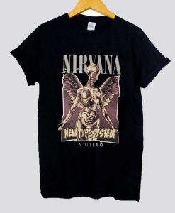 Nirvana Band New Type System In Utero T-shirt SS