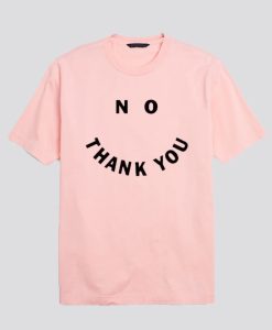 Smiley No Thank You t-shirt SS