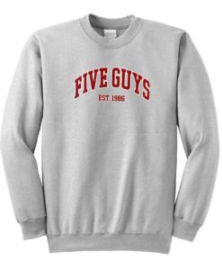 Five Guys Est 1986 Sweatshirt SS