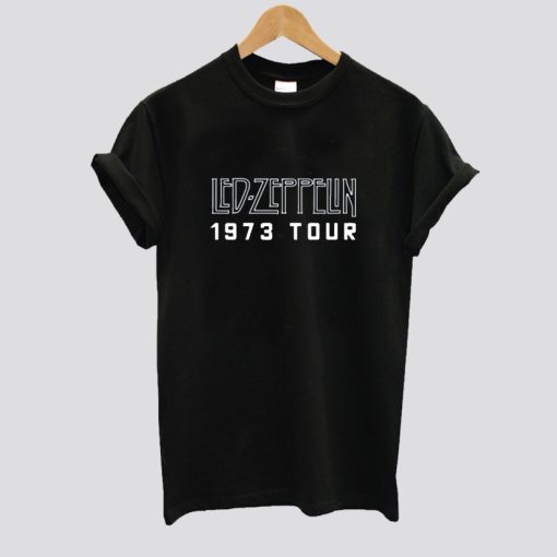 Led Zeppelin 1973 Tour T shirt SS