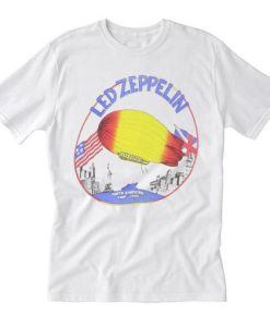 Led Zeppelin Vintage Shirt 1975 North American Tour T Shirt SS