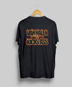 Vintage Van Halen Kicks Ass T-Shirt Back SS