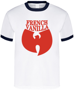 Wutang French Vanilla Hip Hop Music Ice Cream Navy Ringer T Shirt SS