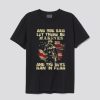 And God Said Let There Be Marines And The Devil Ran In Fear T Shirt SS