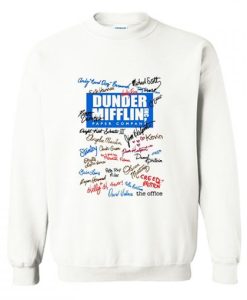 The Office Dunder Mifflin Signature Sweatshirt SS
