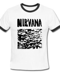 Nirvana Grunge Eyes Ringer Shirt SS