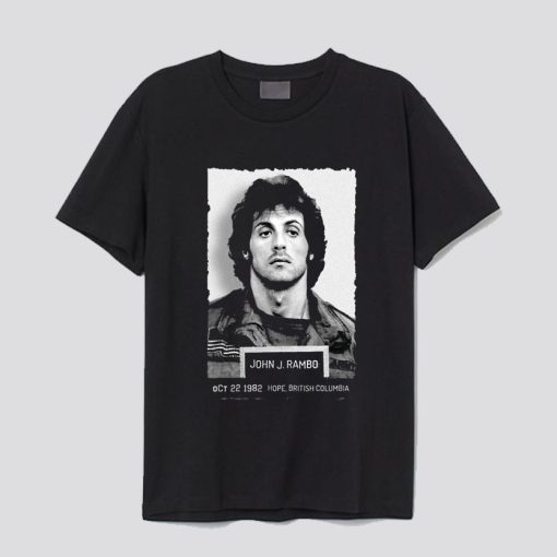 John Rambo Mugshot T-Shirt SS