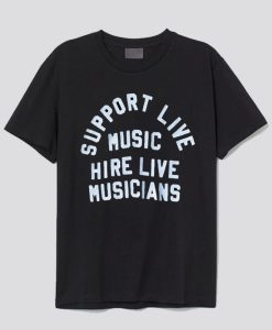support live music hire live musicians T-shirt SS