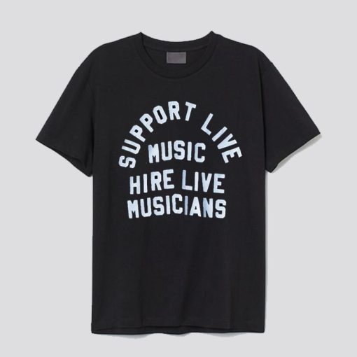 support live music hire live musicians T-shirt SS