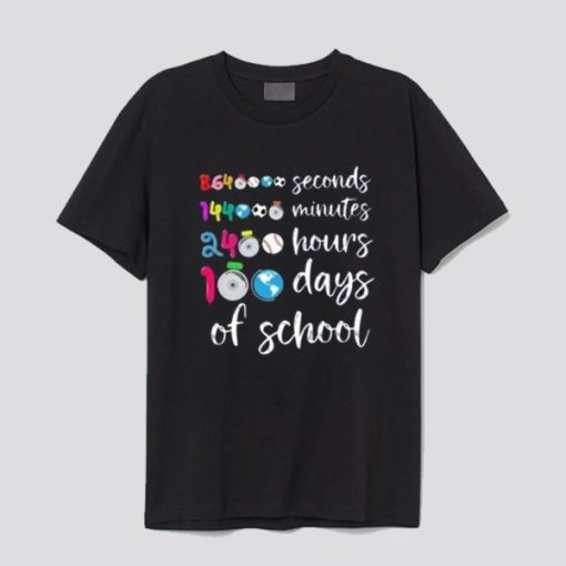 100 days of School t shirt SS