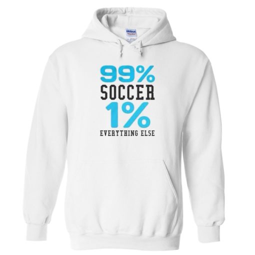 99% soccer 1 % everything else white Hoodies SS