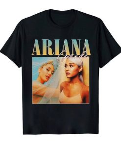 Ariana Grande 90s Vintage Black T-Shirt SS