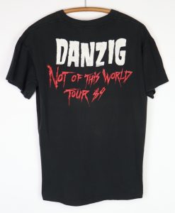Danzig Not Of This World Tour ’89 T-shirt Back SS