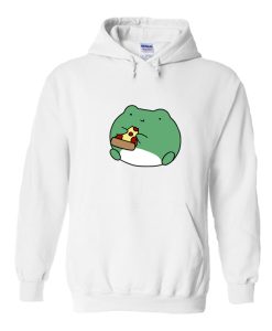 Frog Eating Pizza Hoodie SS