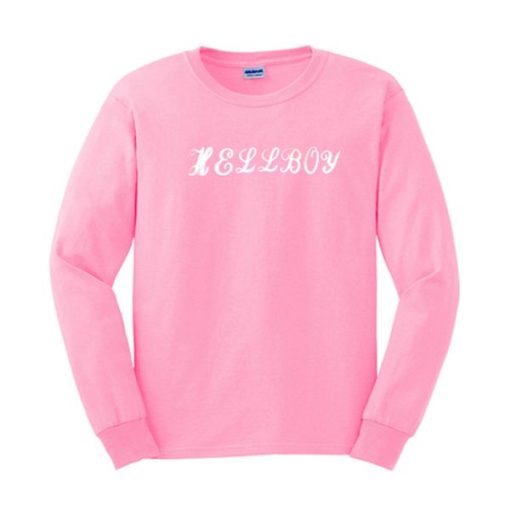 Hellboy Pink Sweatshirt SS