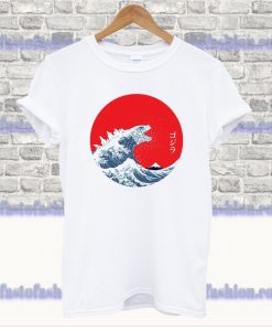 Hokusai Kaiju T Shirt SS